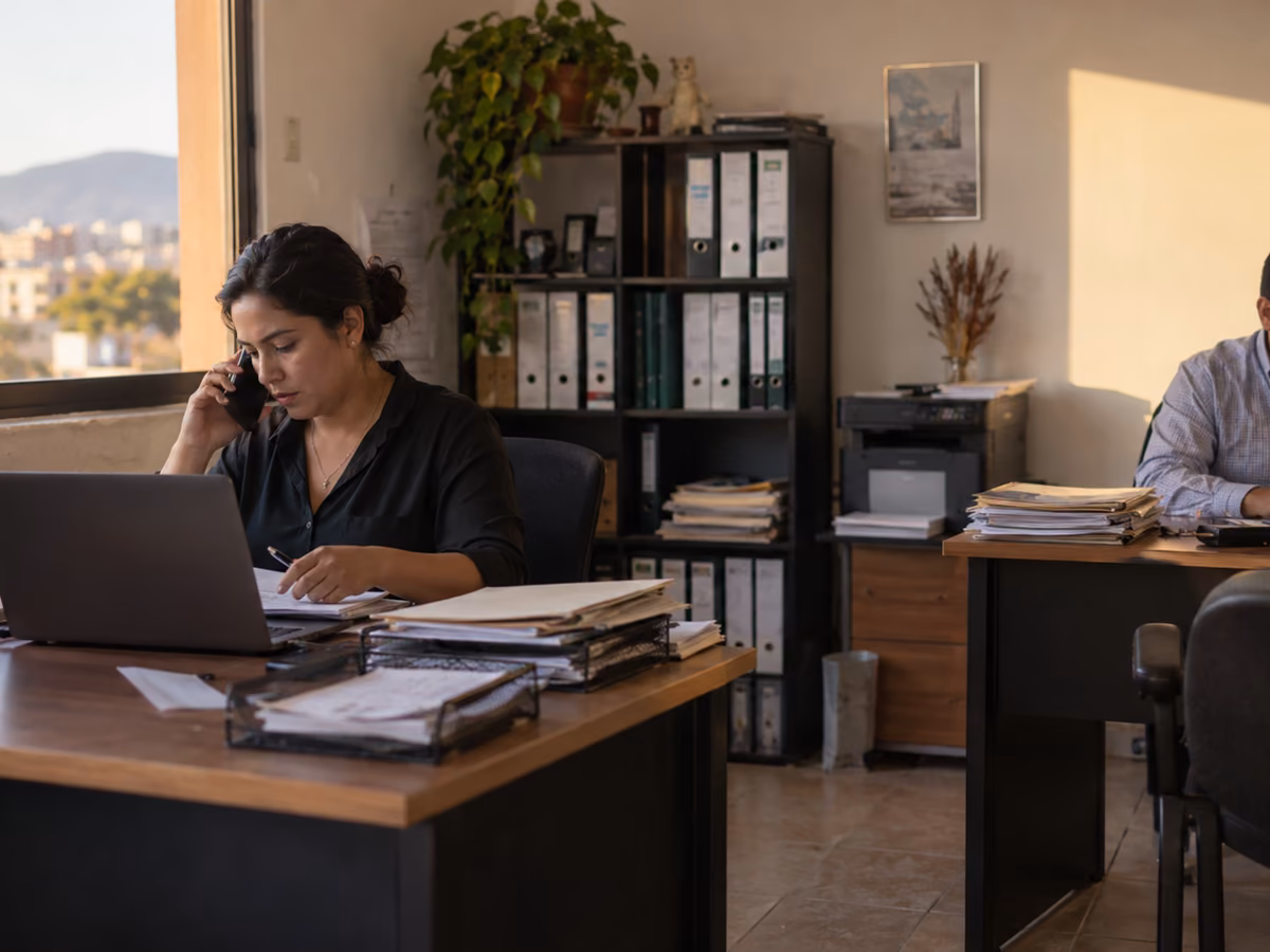 Oficina de un despacho de seguros